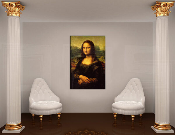 Vászonkép MONA LISA  Leonardo Da Vinci   (reprodukció 100x150)