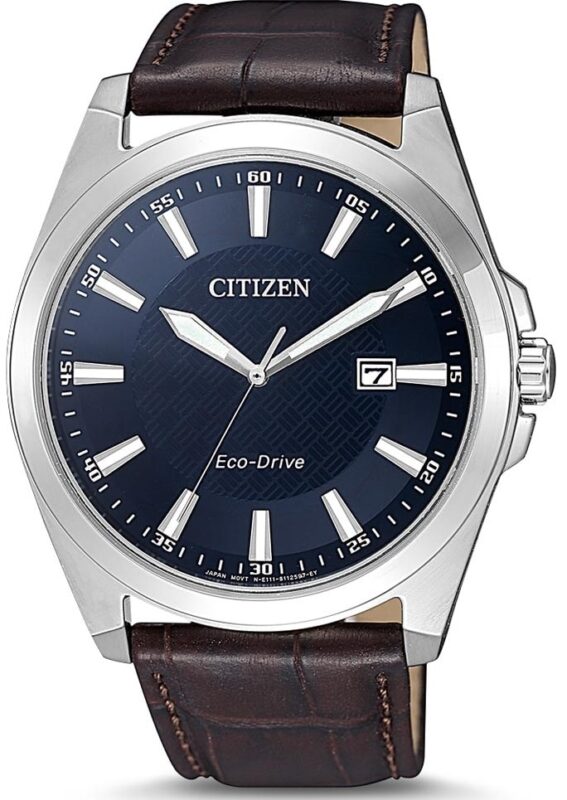 Női karóra Citizen Leather BM7108-22L - A számlap színe: kék