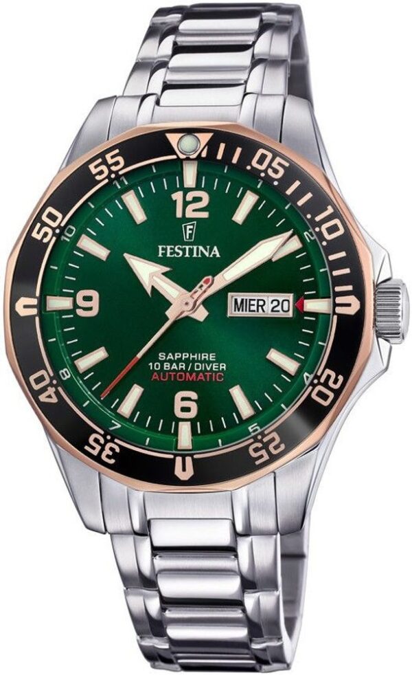 Női karóra Festina Automatic Diver 20478/4 - Vízállóság: 100m