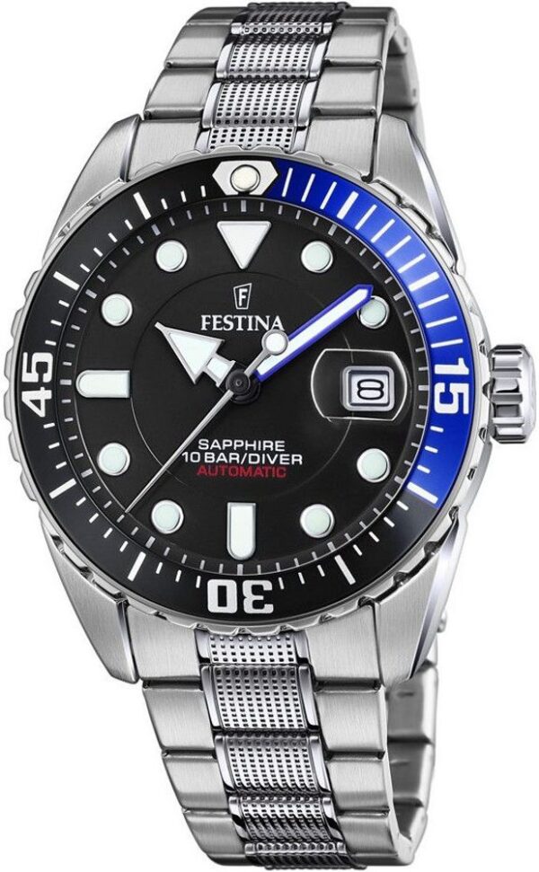 Női karóra Festina Automatic Diver 20480/3 - Vízállóság: 100m