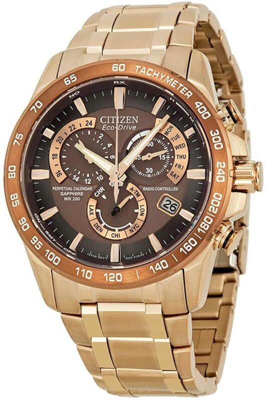 Női karóra Citizen Perpetual AT4106-52X - A számlap színe: barna