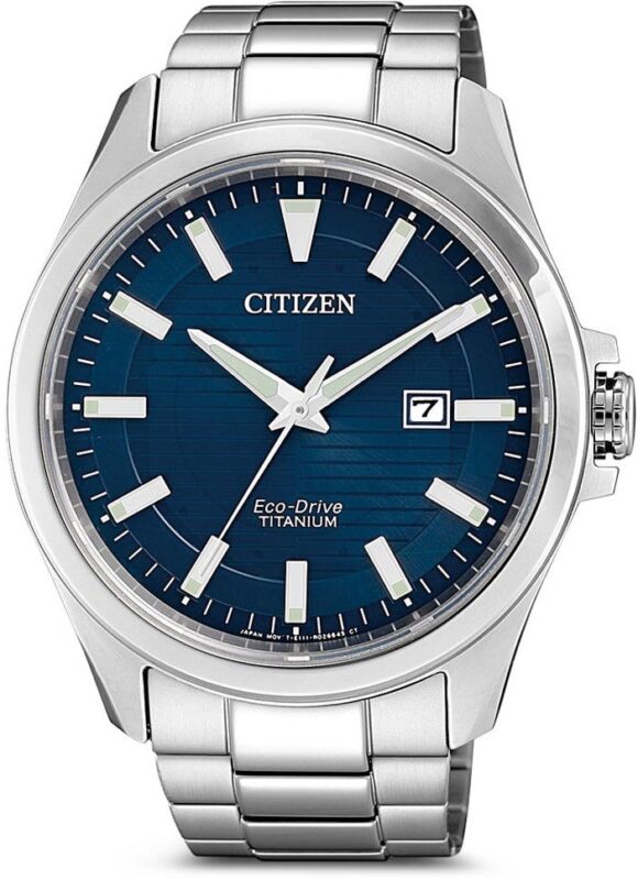 Női karóra Citizen Super Titanium BM7470-84L - A számlap színe: kék