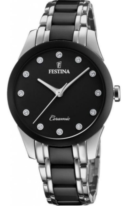 Női karóra Festina Ceramic 20499/3 - A számlap színe: fekete