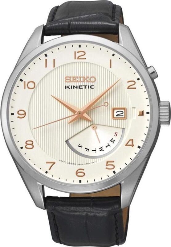 Női karóra Seiko Kinetic SRN049P1 - A számlap színe: ezüst