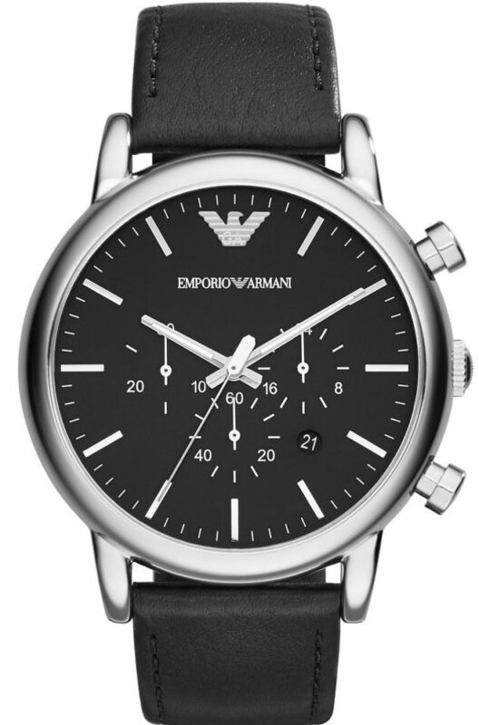 Női karóra Emporio Armani Chronograph AR1828 - A számlap színe: fekete