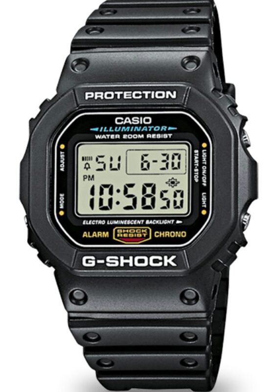 Női karóra Casio G-Shock DW-5600E-1VER - A számlap színe: LCD