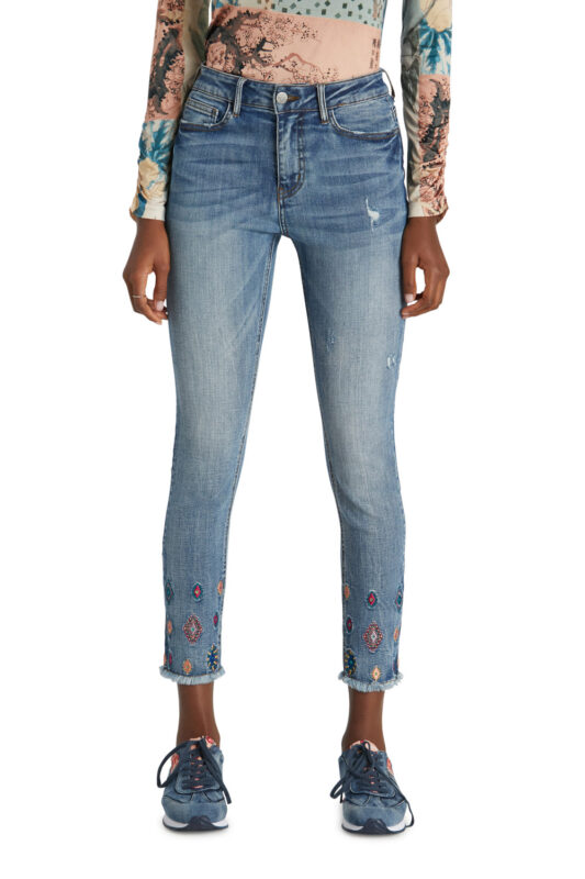 Desigual kék skinny fit farmer Mia - 46 - Desigual✅