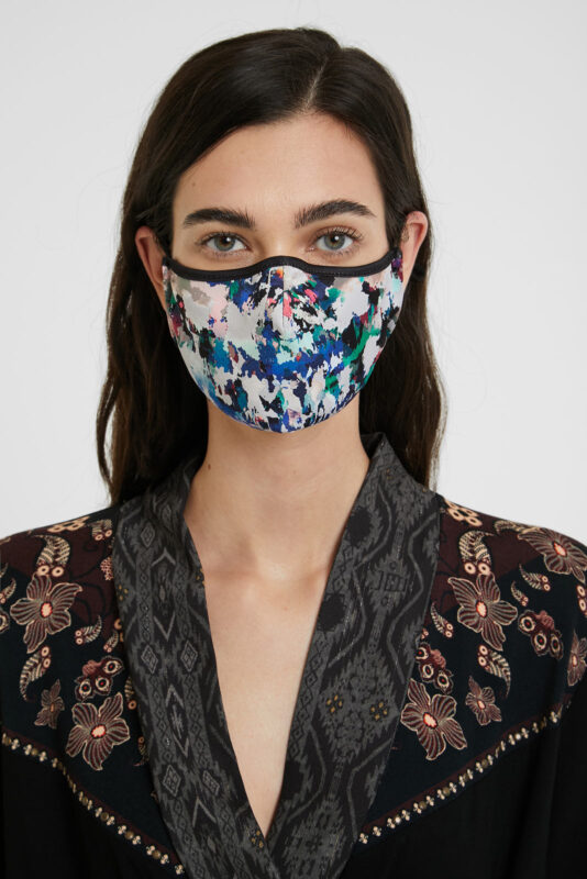 Desigual színes szájmaszk Mask Aquarelle - Desigual✅