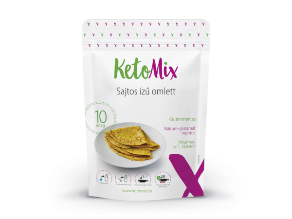 Sajtízű protein omlett (10 adag) – Proteindús ételek KETOMIX