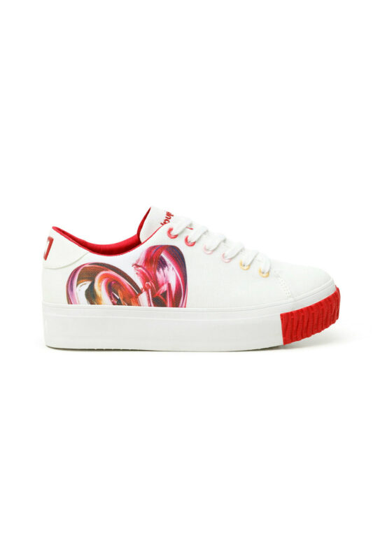 Desigual fehér cipők  platformon Shoes Street Heart - 38 - Desigual✅