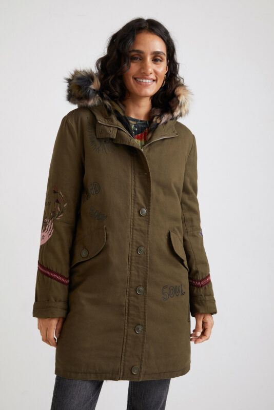 Desigual Nôi parka khaki  Chaq - L - Desigual✅