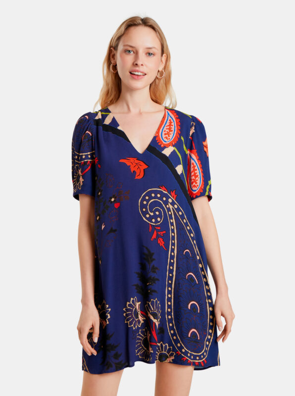 Desigual kék á fazon ruha Terrassa - XL - Desigual✅