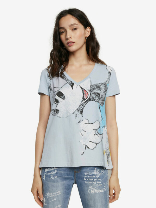 Desigual kék póló TS Minnie - S - Desigual✅