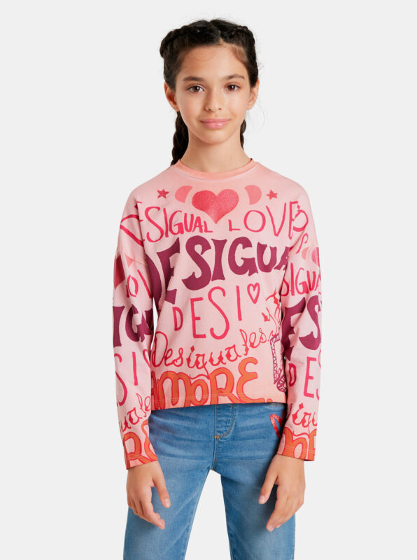 Desigual rózsaszín  lányos póló Girl - 122-128 - Desigual✅