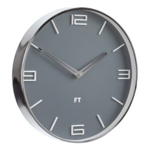 Future Time FT3010GY Flat Grey Dizájner falióra