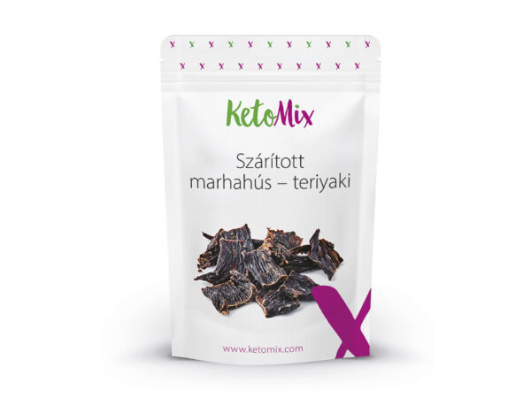 Szárított marhahús - teriyaki 25 g - Proteindús ételek KETOMIX