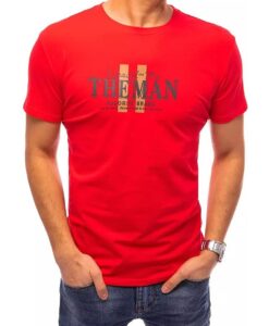 piros póló "a férfi"✅ -