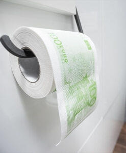 100 eurós WC-papír